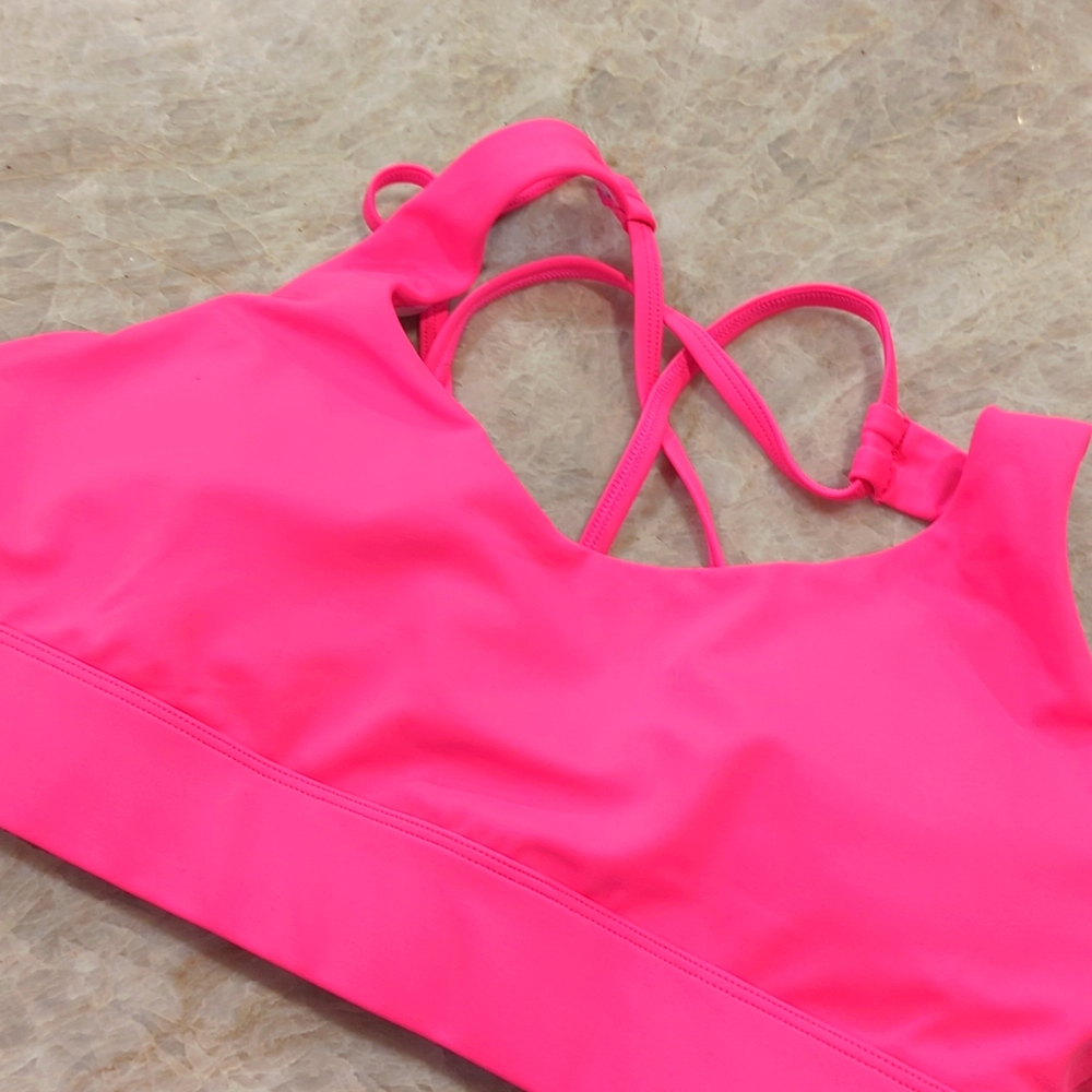 Zyia Hot Pink Sports Bra XL